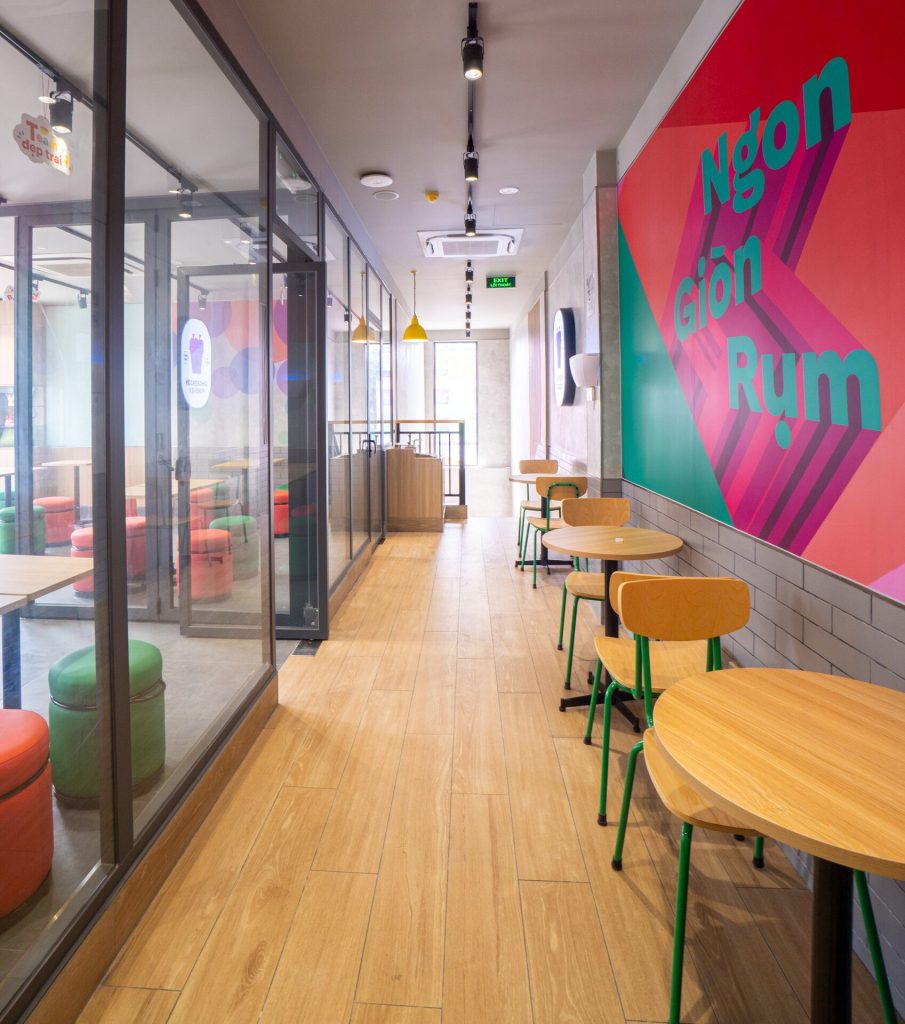 Cửa hàng Jollibee Trần Hưng Đạo do Scala thi công nội thất (ảnh 9)